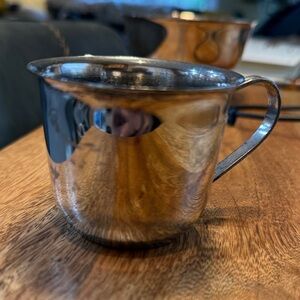 Antique Silver Plated Baby Cup